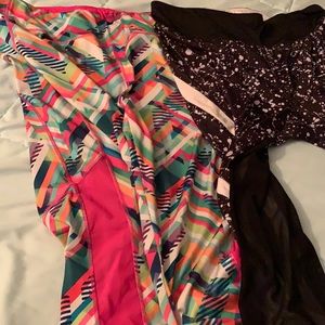 Two pairs of work out pants